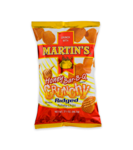 Martin's Crunchy Ridged Potato Chips Honey Bar-B-Q