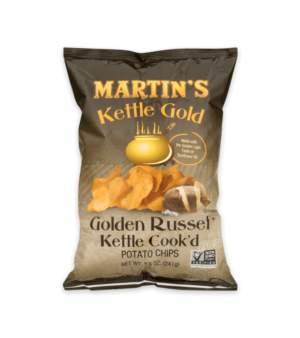 Martin's Kettle Gold Potato Chips Golden Russet Kettle Cook'd