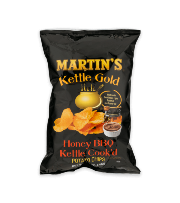 Martin's Kettle Gold Potato Chips Honey BBQ